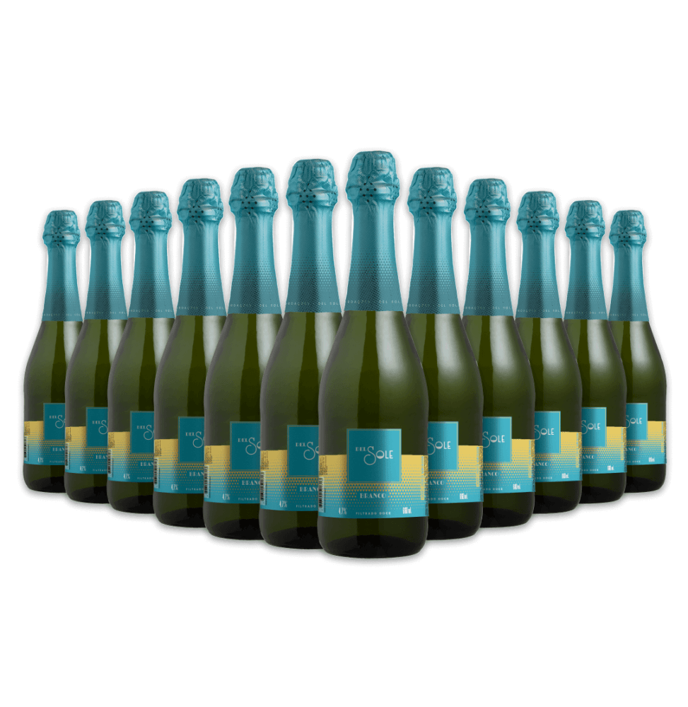 Pack 12 Vinhos Filtrado Del Sole Branco 660ml