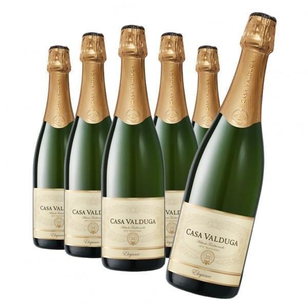 Pack 6 Espumantes Casa Valduga Arte Tradicional Demi-Sec 750ml